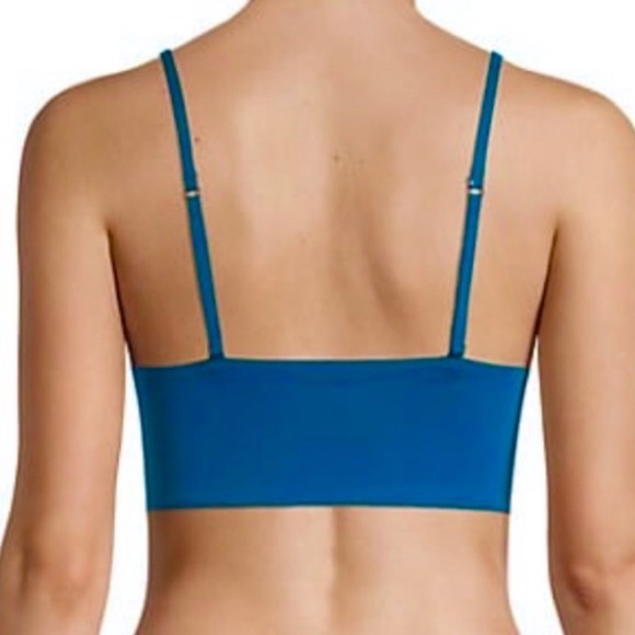 Free People Sage Longline Bralette Exotic Aqua XL - Picture 2 of 3